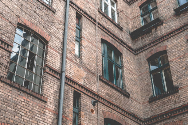 istock backyard , facade of old building in Berlin 683553526