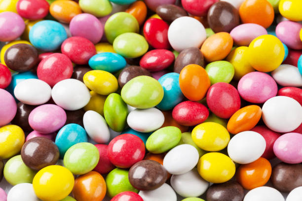 istock Colorful candies macro texture 683579830