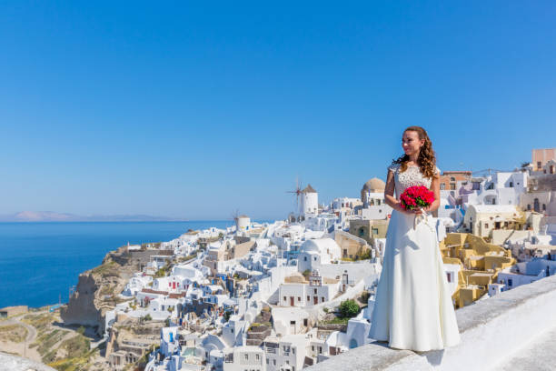 istock Bride with a bouquet of flowers 683587076