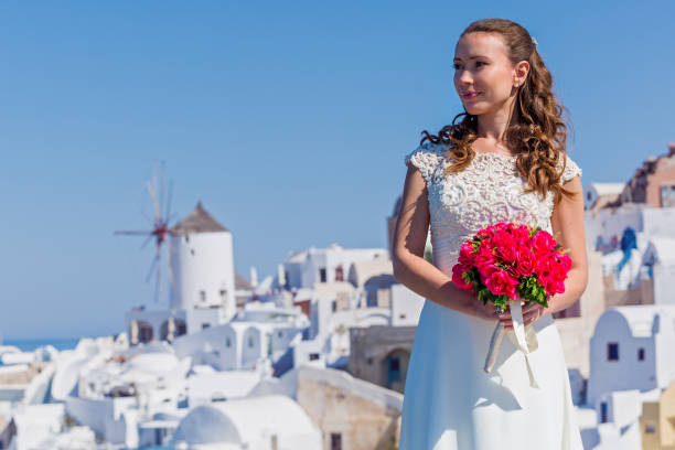 istock Bride with a bouquet of flowers 683587238