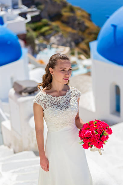 istock Bride with a bouquet of flowers 683588824