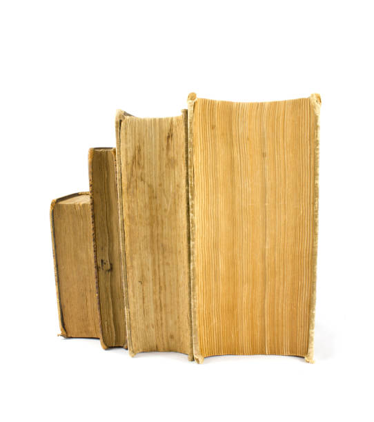 istock Antique Books on White Background 683594022