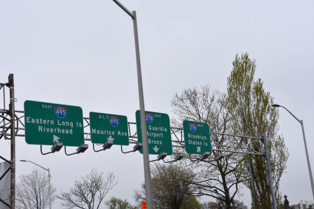 istock Road signs in New York 683608918