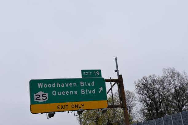 istock Road signs in New York 683609782