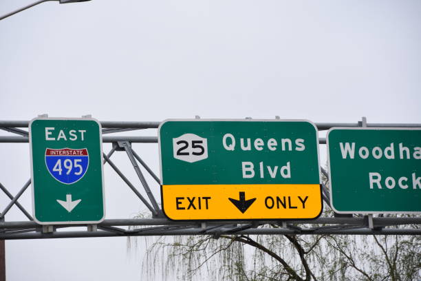 istock Road signs in New York 683612532