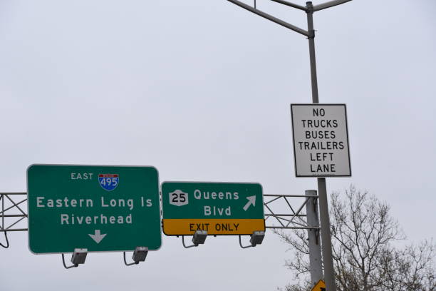 istock Road signs in New York 683613416