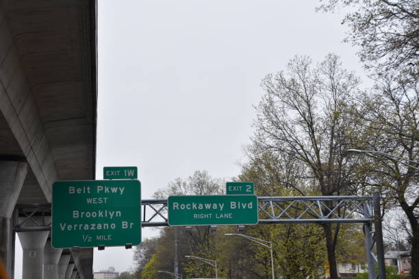 istock Road signs in New York 683616008
