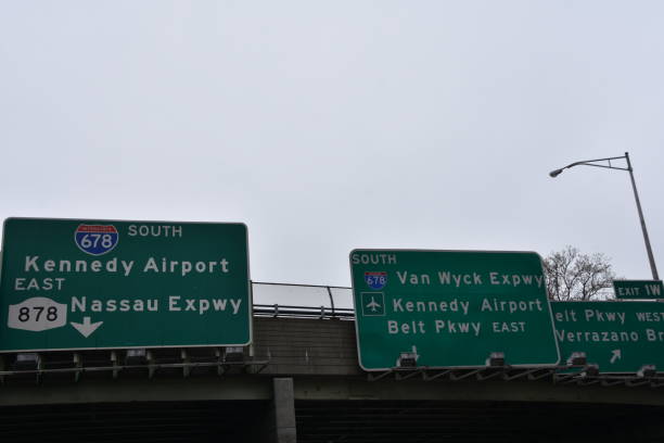 istock Road signs in New York 683625086