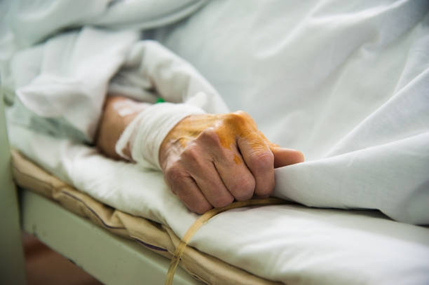 istock Patient in hospital ward 683629718