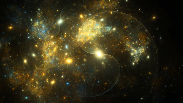 istock Abstract fractal illustration looks like galaxies 683633272