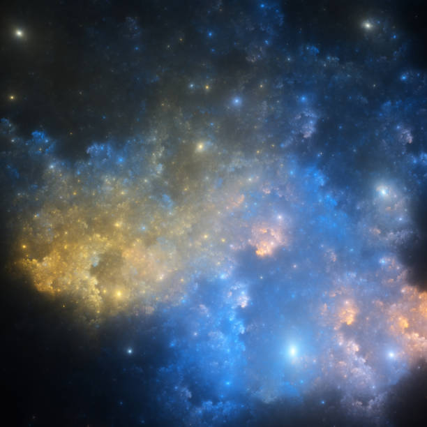 istock Abstract fractal illustration looks like galaxies 683633340