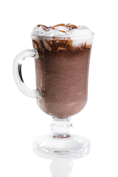 istock Hot chocolate with whipped cream and caramel 683638382