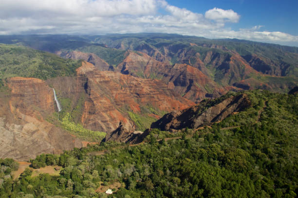 istock Aerial Waimea Canyon, Kauai 683647234