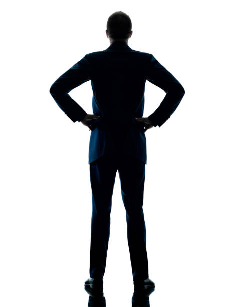 istock business man standing rear view isolated 683660506