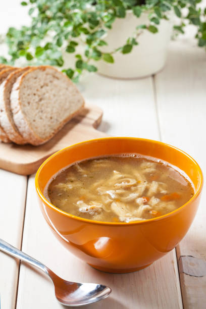 istock Traditional polish tripe soup with vegetables. 683668148
