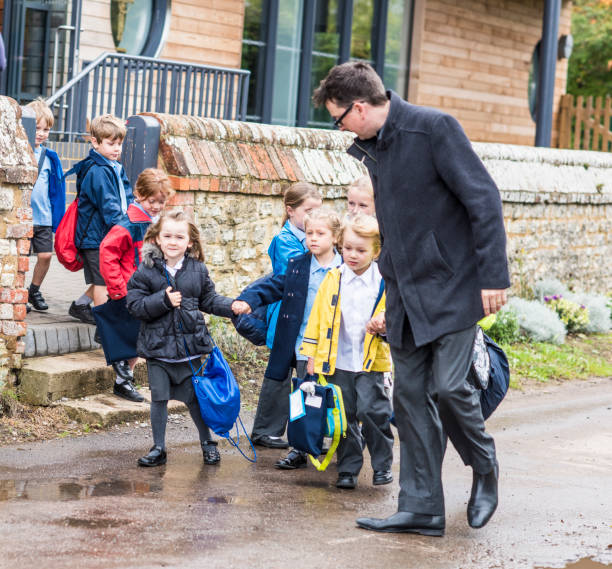 istock Education UK Primary School Home time 683671662