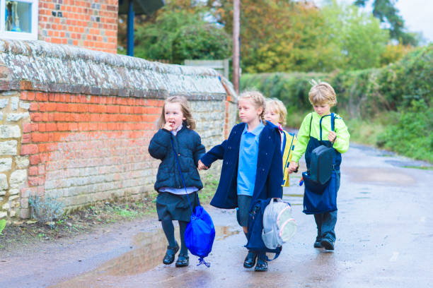 istock Education UK Primary School Home time 683673962