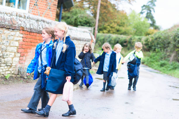 istock Education UK Primary School Home time 683673964