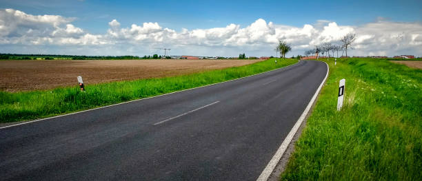 istock View on a German rural scene with a typcial street 683684982
