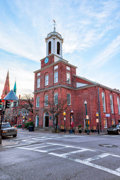 istock Clark Street and St Stephen Church downtown Boston 683709150