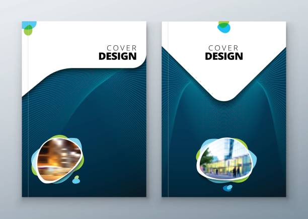 Brochure template layout design. Corporate business annual report, catalog, magazine, flyer mockup. Creative modern bright concept Brochure template layout design. Bright color brochure, catalog, magazine or flyer mockup. bank financial building drawings stock illustrations