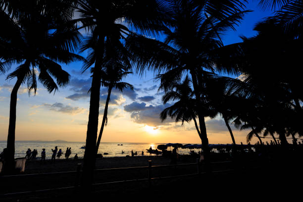istock Sunset over the beach in Thailand 683725198