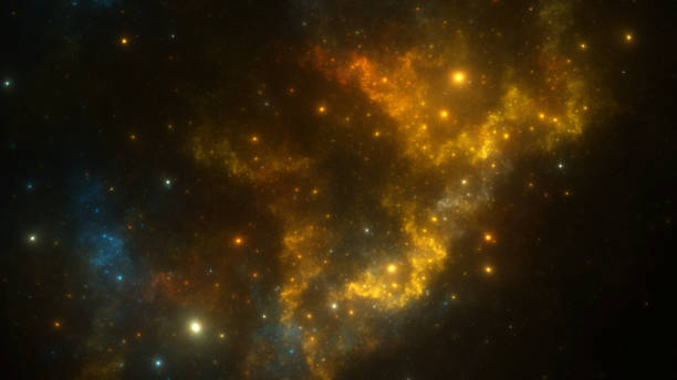 istock Abstract fractal illustration looks like galaxies 683733698