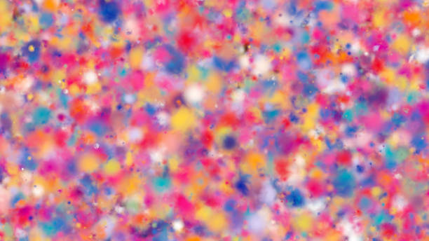 istock Beautiful abstract blurred background with defocused lights 683733844