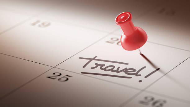 istock Calendar Concept with a red pin 683736850