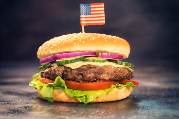 istock Burger for 4th of July 683736880