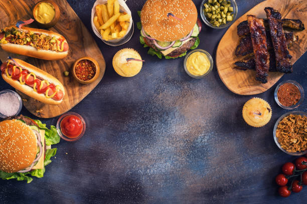 istock Picnic Table to Celebrate 4th of July 683743820
