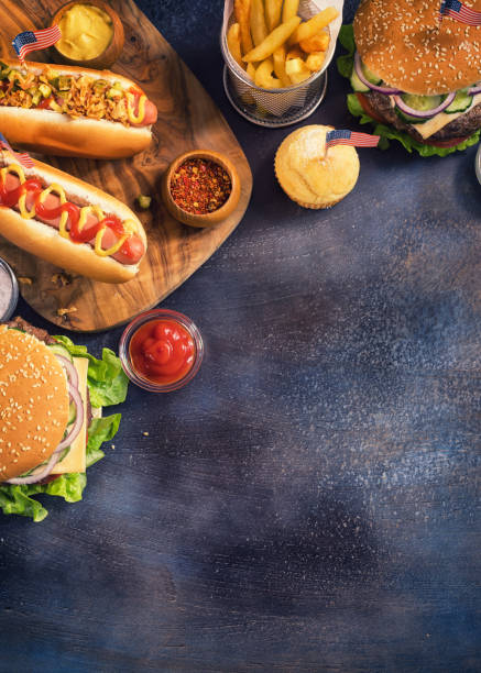 istock Picnic Table to Celebrate 4th of July 683744170