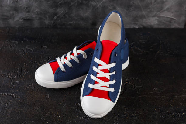 istock Pair of new sneakers 683745614
