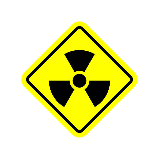 istock Radiation Danger sign. Caution chemical hazards. Warning sign of radioactive contamination 683748072