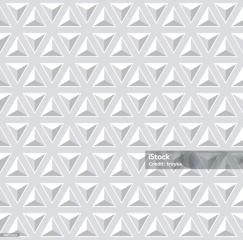 Seamless 3d Pattern Geometric Triangles Texture Stock Illustration ...