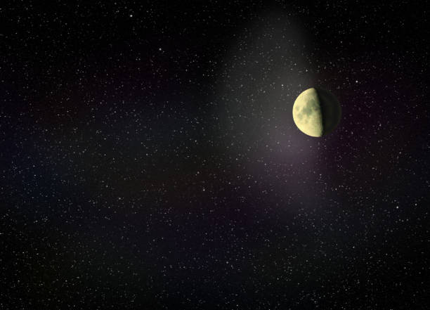 istock Moon glowing in the dark night sky 683763030