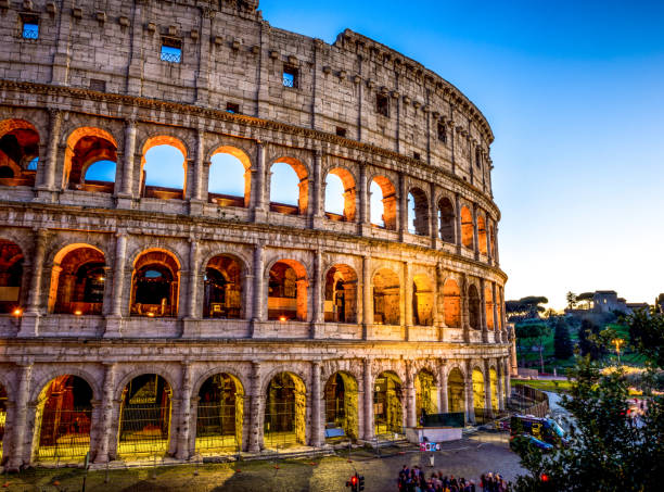 istock Colosseo roma coliseum colosseum rome exterior sunset 683776802