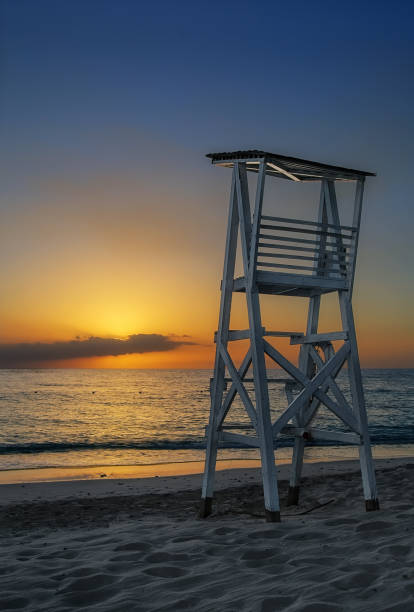 istock Sunset over sea at Montego Bay, Jamaica. 683787360