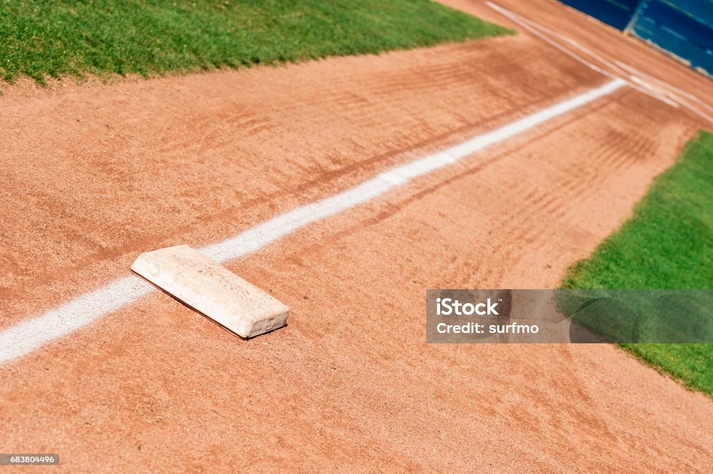 Baseball Bace Baseball Base Stock Photo - Download Image Now - Home Base - Sports ...