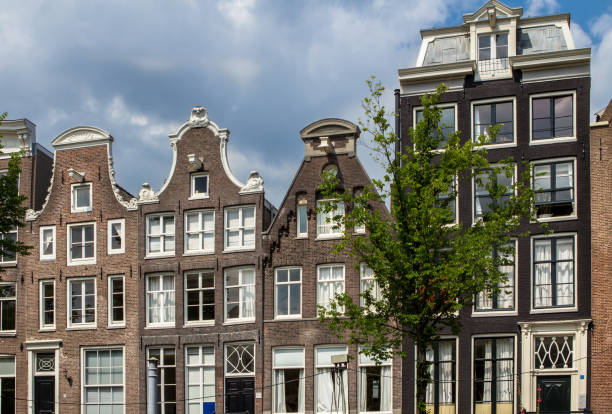 istock Traditional old buildings in Amsterdam 683804628