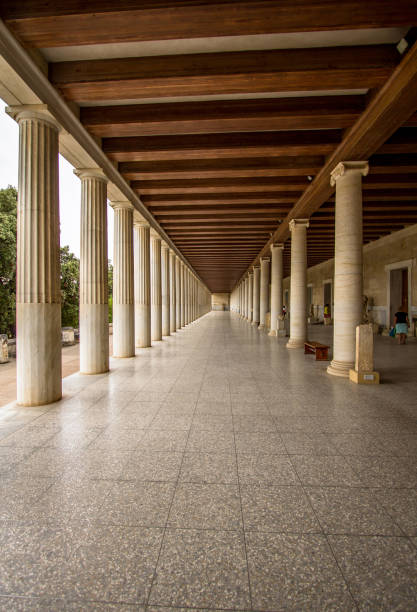 istock Restored Stoa of Attalos, Athens, Greece 683804872