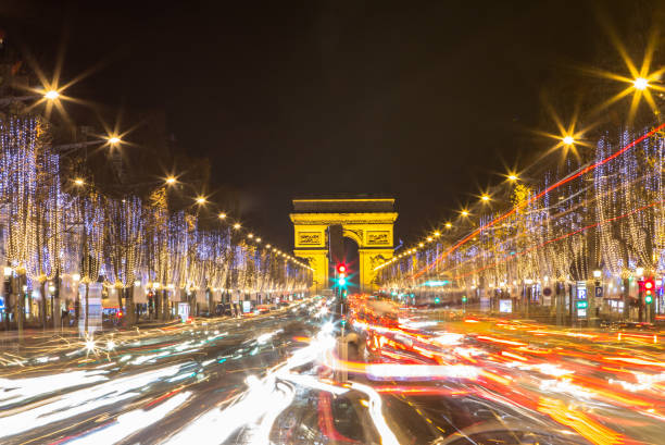 istock Arch of Triumph and Champs Elysees, Paris 683806186