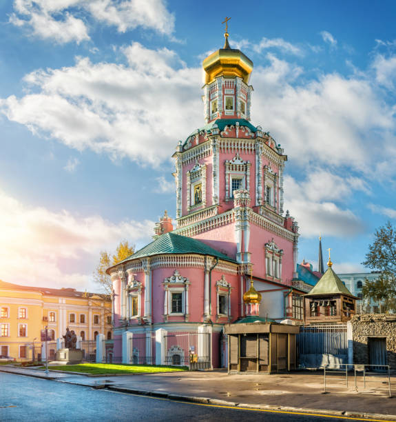 istock The Epiphany Church in Moscow 683808102