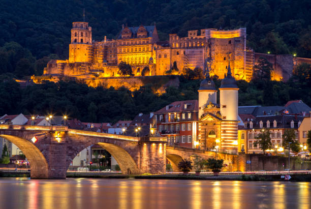 istock View to castle, Heidelberg, Germany 683812802