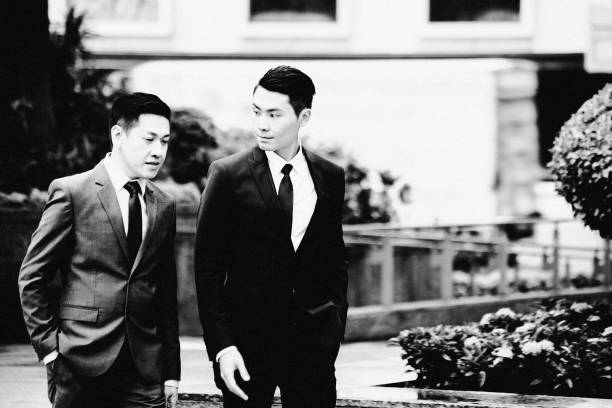 istock Asian businessmen in the city. 683821196