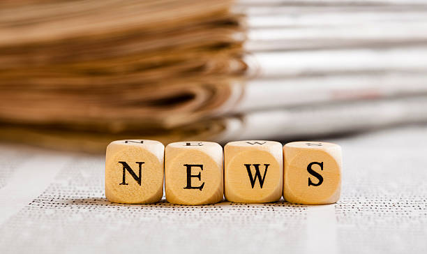istock News Text Made With Wooden Blocks On Table 683826333