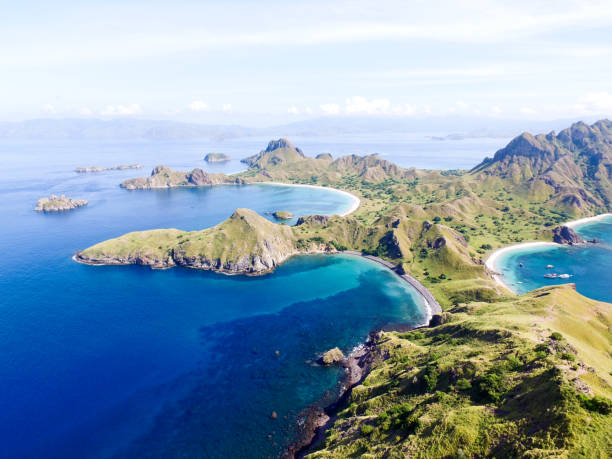 istock Aerial view from Padar Island 683826994