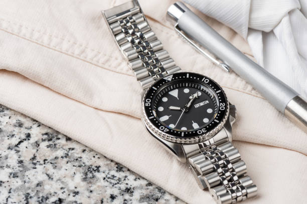 istock luxury stainless steel wristwatch 683833994