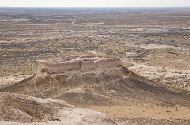 istock Fortress Ayaz-Kala-2 of Ancient Khorezm 683848626