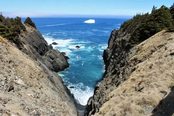 Photo of Iceberg in the bay, Logy Bay-Middle Cove-Outer Cove, Newfoundland and Labrador, Canada.